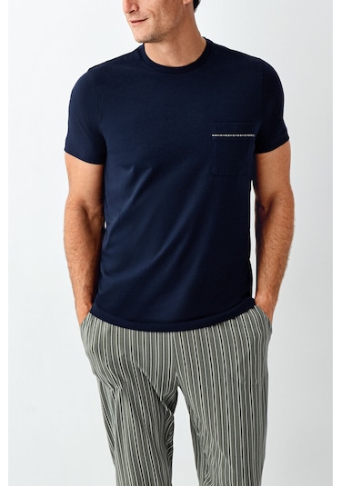 Arnetta Erkek Lacivert Pijama Takım Ar3011-s-v2