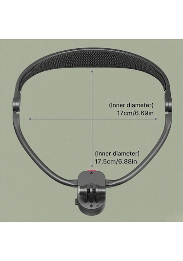 Jeemson Ulanzi Go-quick Iı Abs Hareket Kamera Boyun Tutucu: Manyetik Hızlı Kurulum, Düğme Kilidi, Katlanabilir Masaüstü Stant, Konforlu Solunum Ağı