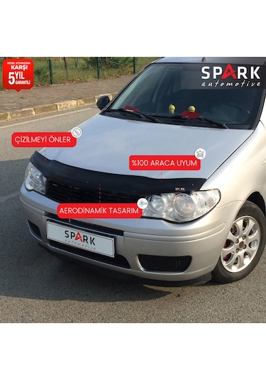 Fiat Albea 2005-2012 Yıl Aralığı Uyumlu Kaput Rüzgarlığı 3mm