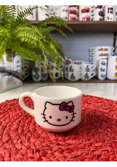 6 Parça Hello Kitty Model Çocuk Yemek Takımı Beslenme Seti Çok Renkli