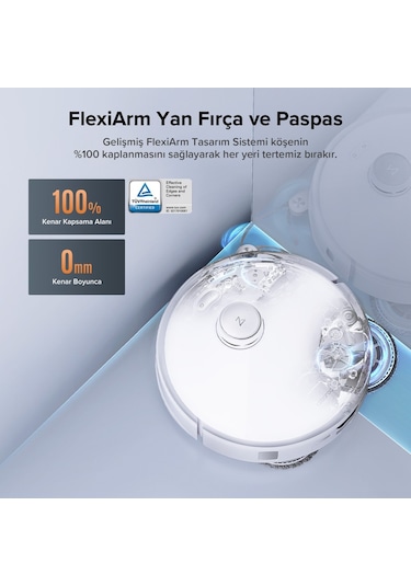 Roborock Qrevo Edge 5V1 Akıllı Robot Süpürge - Beyaz