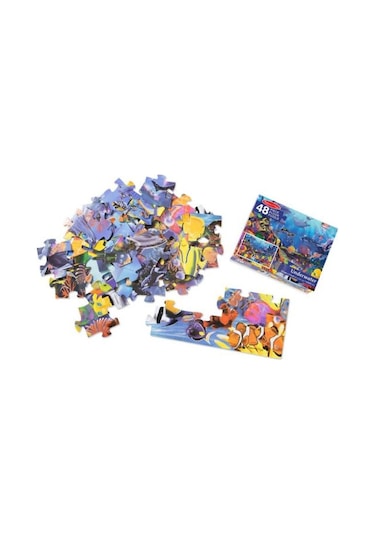 Melissa And Doug Dev Yer Yapbozudeniz Altı (48 Parça)
