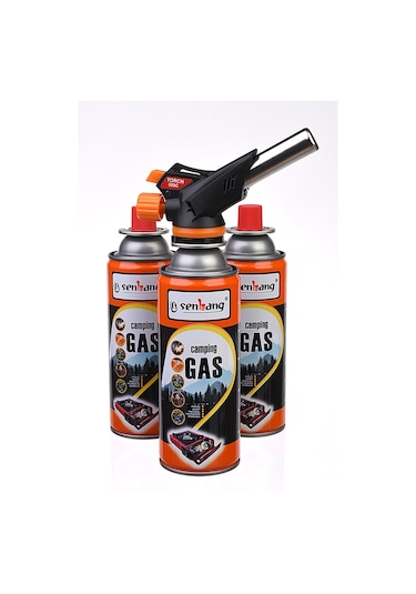 Kamp Ocak Gazı Kartuş Pürmüz Seti Pro 4'lü