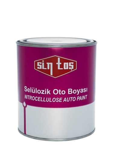 Sintaş Selülozik Boya Mat Siyah 0.75 Litre