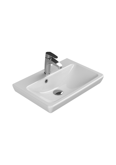 Cerastyle Turkuaz Porto Etajerli Lavabo 55 x 38 CM