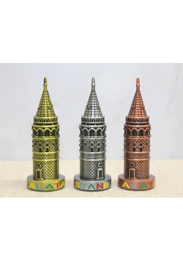 13 Cm Metal Galata Kulesi