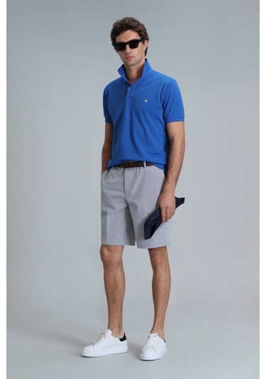 Lufian Erkek Polo Yaka T Shirt 111040164 Saks Saks Mavisi Lufian Erkek Polo Yaka T Shirt 111040164 Saks Saks Mavisi