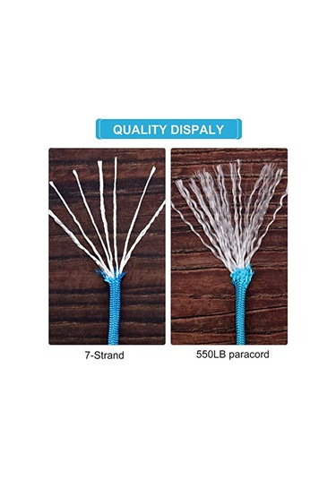 Willbond 28 Renkler 10 Feet Paracord Kordon 550 Işlevli Paracord