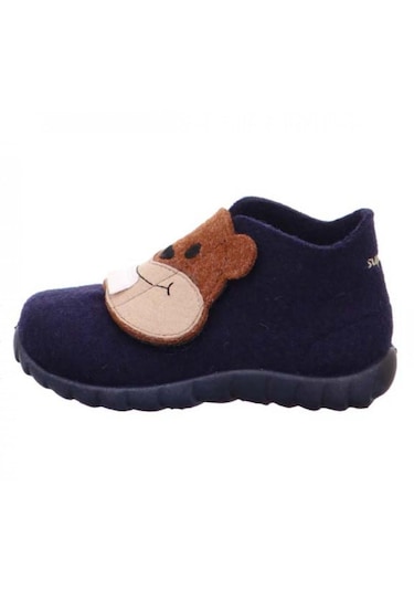 Superfit 1-800295 Happy Çocuk Lacivert Keçe Panduf Lacivert