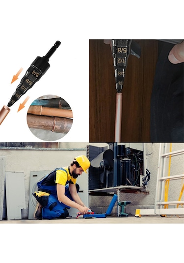 Klima Bakır Boru Genişletici Ekstrüzyon Matkap Ucu-b