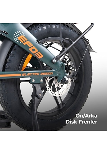 OLA EFD3 Gizli Bataryalı Katlanabilir Elektrikli Bisiklet 20”