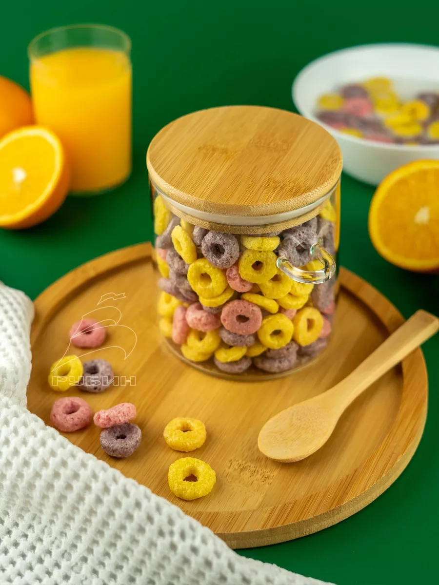 Get&joy Bambu 500 Ml Kuru Urunlar İçin Cam Saklama Kabı 208270296