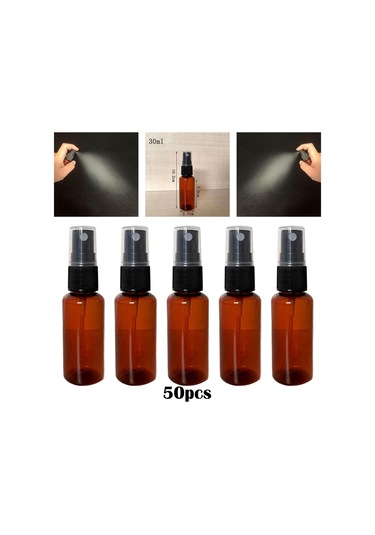 Suntek 50 Adet Sprey Şişe Plastik Mini Ev Kozmetik Şişe