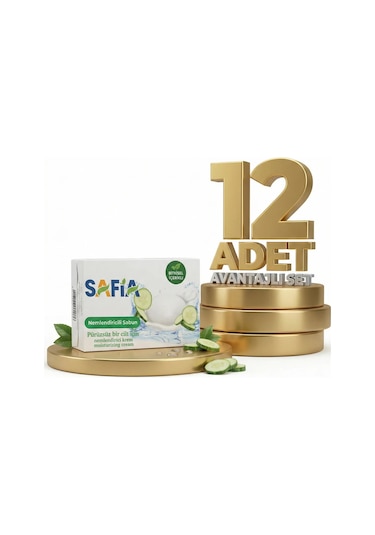 Safia Salatalık Nemlendirici Sabun 12x90 Gr