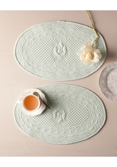 Allonnes 2'li Amerikan Servis - Mint Yeşili 8684427177549 Yeşil