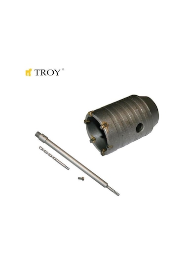 TROY 27460 Elmas Beton Panç (Ø 50mm) + Adaptör (400mm)
