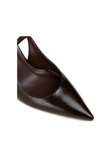 Deery Kadın Kahverengi Slingback Stiletto - Rd420zkhvm01 Kahverengi