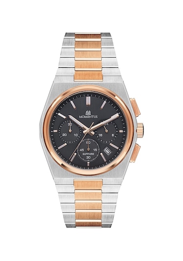 Momentus Men's Time Master Tm345t-04sr Gümüş - Rose Gold