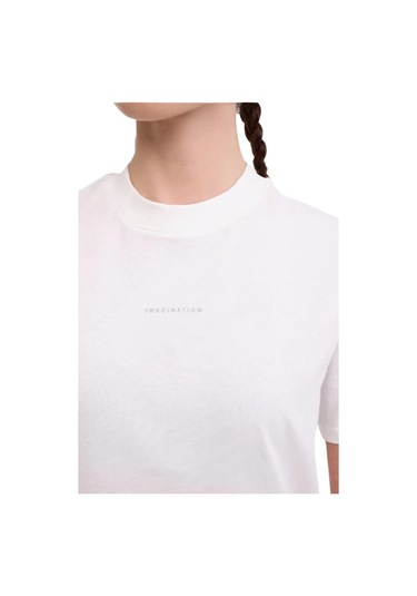 Lumberjack Wl Robı 11ms468 5fx Beyaz Kadın Kısa Kol Tişört 101941227 Beyaz