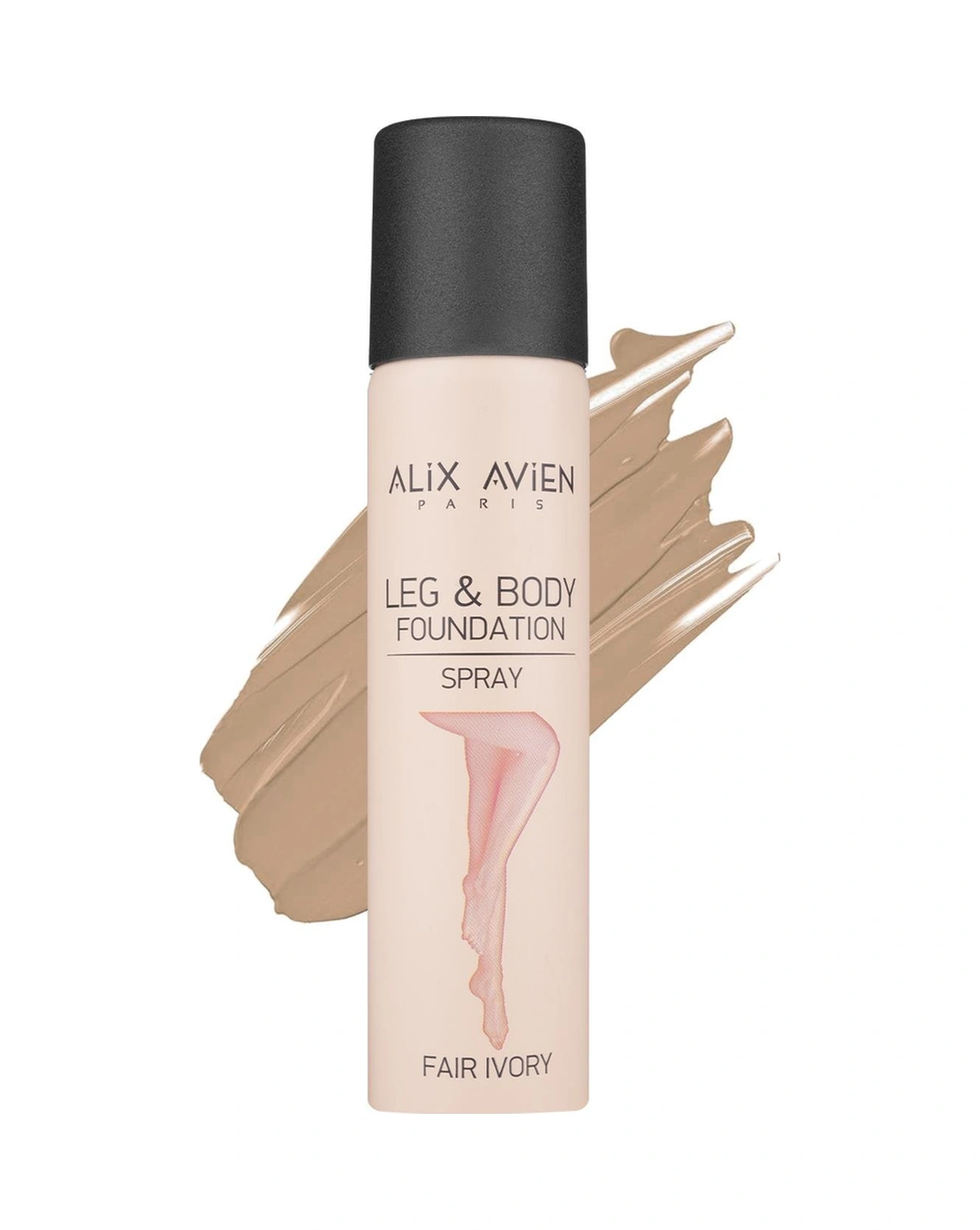 Alix Avien Bronzlaştırıcı Etkili Çatlak Ve Görünümü Önleyici Sprey Çorap Bacak Fondöteni Fair Ivory 75 ML