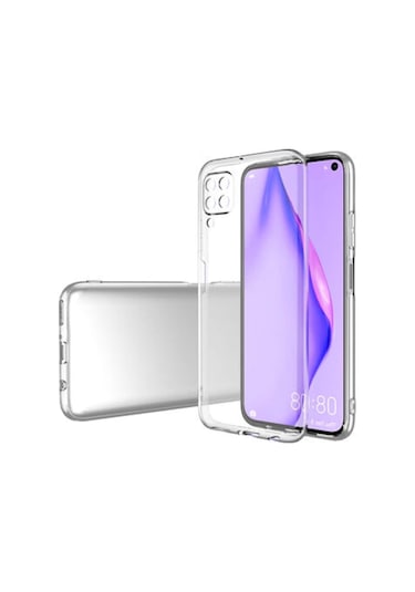 Huawei P40 Lite Uyumlu Kamera Korumalı 3D Şeffaf Silikon Kılıf 455858525
