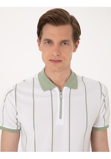 Pierre Cardin Erkek Çağla Tişört 50307519-vr016 Çağla