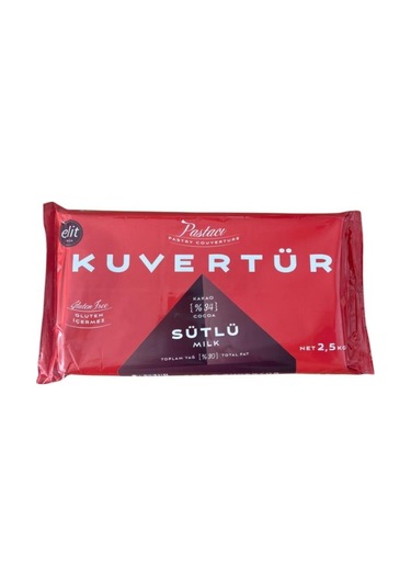 Elit Sütlü Kuvertür %34 Kakao Pastacı Seri 2500 G