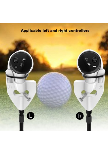 Wolmtt Meta Quest 3 Vr Golf Kulübü Denetleyicisi İçin Ergonomik Kavrama Çubuğu Kolu - Mor