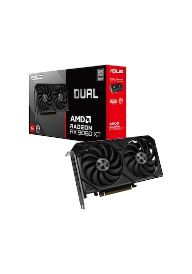 Asus Dual Amd Radeon Rx 9060xt 16gb Dual-rx9060xt-16g Gddr6 Aeae2asu0056