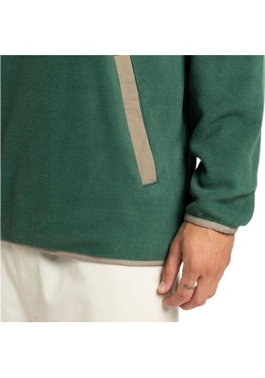 Quıksılver Quiksilver No Destination Hs Erkek Yeşil Polar Ceket Tkr Yeşil