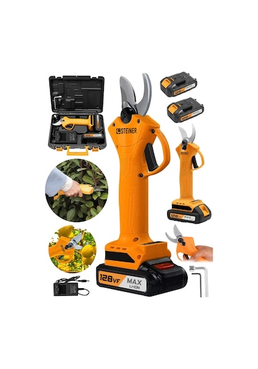 Steiner 128 Vf 10 Ah Çift Akülü Bağ Makası Dal Budama Makası Trnc