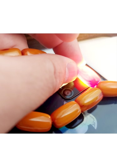 Hareli Kapsül Kesim Miskevi Bağa Tesbih... Ölçü: 9,5 X 17