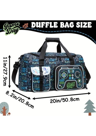 Sandwich Erkek Spor Çantası - Polyester, Siyah, 18413-1zuqiulxd, Futbol Lxd, Hafta Sonu Seyahat Çok Renkli