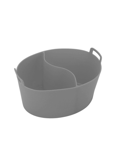 Yavaş Pişirici Astarı Gıda Sınıfı Silikon Sızdırmaz Yeniden Kullanılabilir Isıya Dayanıklı Tencere Bölücü Astarı Gri Diğer