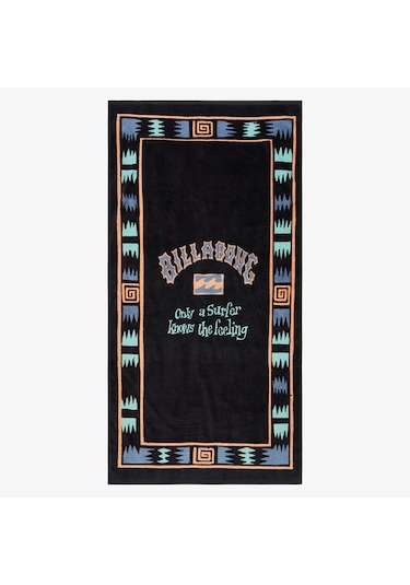 Billabong Waves Towel Unisex Siyah Plaj Havlusu Ebyaa00119 Siyah