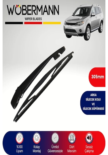 Wöbermann Mitsubishi Outlander Ex Cw 2007-2012 Arka Silecek Kolu Ve Süpürgesi Komple