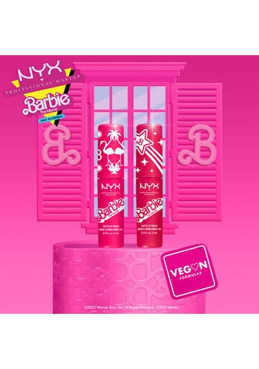 NYX Professional Makeup Barbie Smooth Whip Mat Ruj 02 Perfect Day Pink