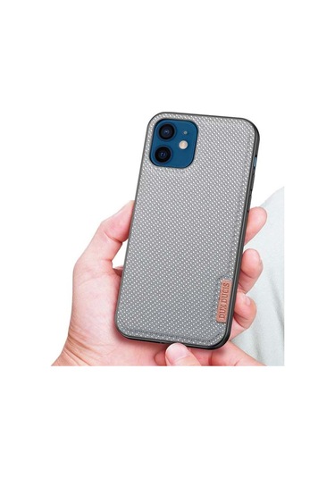 Dux Ducis Fino Serisi Iphone 12 -12 Pro 6.1Inç Kilif Premium Dok 212354720 - Renk / Gri
