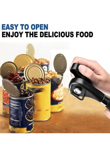 Gıda Sınıfı Kesme Konserve Açacağı, Mutfak Ve Restoran Siyah Siyah