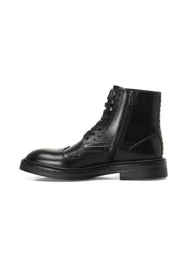 İnci Mınsk Siyah Erkek Hakiki Deri Klasik Bot Siyah