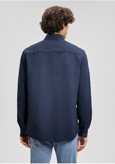 Mavi - Lacivert Gömlek 8810217-81583 Lacivert