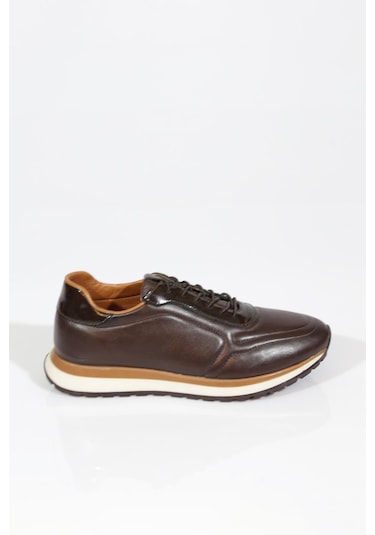 Dgn 800 Erkek Sneakers Ayakkabi Kahve Rugan