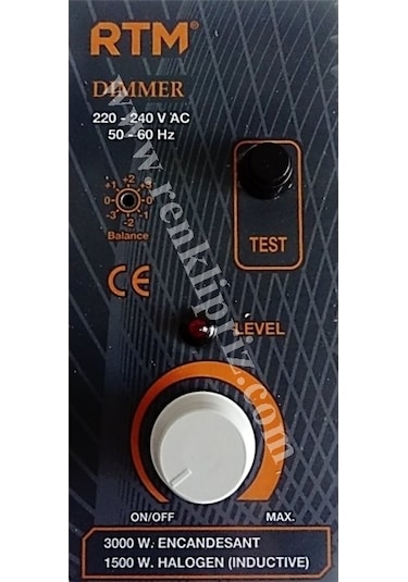 Rtm Sıva Üstü Dimmer 10000 Watt 40 Amper Rpd26101