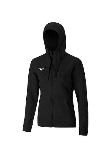 Hoody Kadın Sweat Siyah Çok Renkli