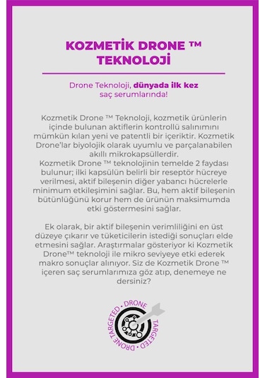 the fair. Drone-Targeted Biotin Dökülme Önleyici Vegan Saç Serumu %1 Hyalufiller Drone + Biotin 50 ML