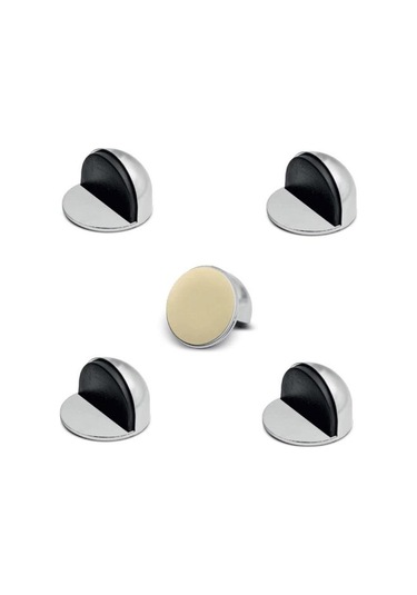 Kapı Stoperi Yapışkanlı Mat - 5 Adet