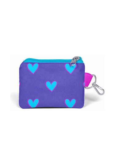 Coral High Kids Lavanta Pembe Kalp Desenli Bozuk Para Çantası 21806