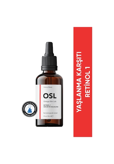 OSL Omega Skin Lab Yaşlanma Karşıtı Retinol 1 Serum 30 ML
