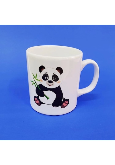 Panda Tasarımlı Kupa Bardak Çok Renkli