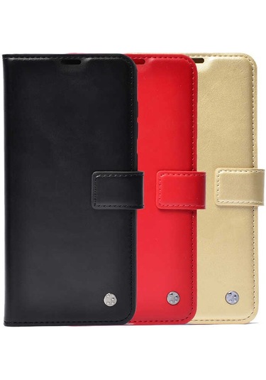 Samsung Galaxy Uyumlu A04e Kılıf Zore Kar Deluxe Kapaklı Standlı Kılıf Standlı Cüzdan Kılıf